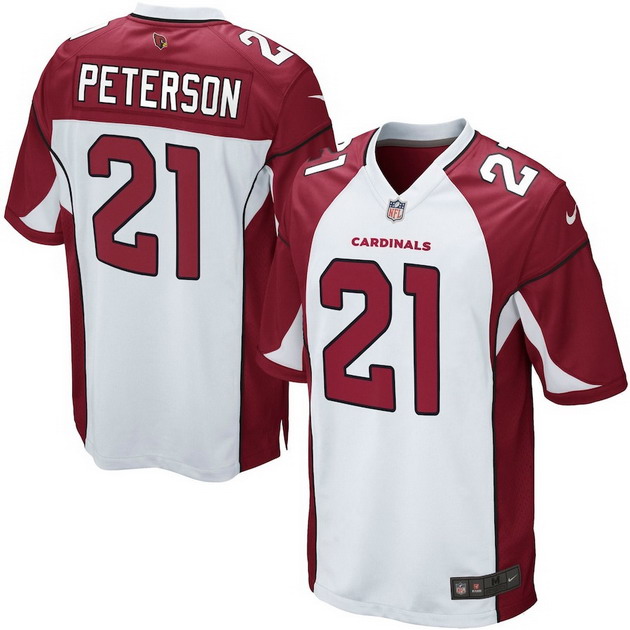 patrick peterson arizona cardinals nike game football jersey white